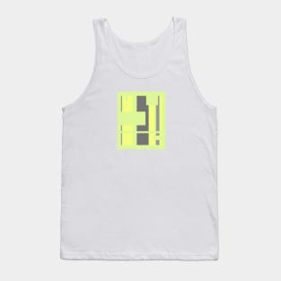 Retro vibes green Tank Top